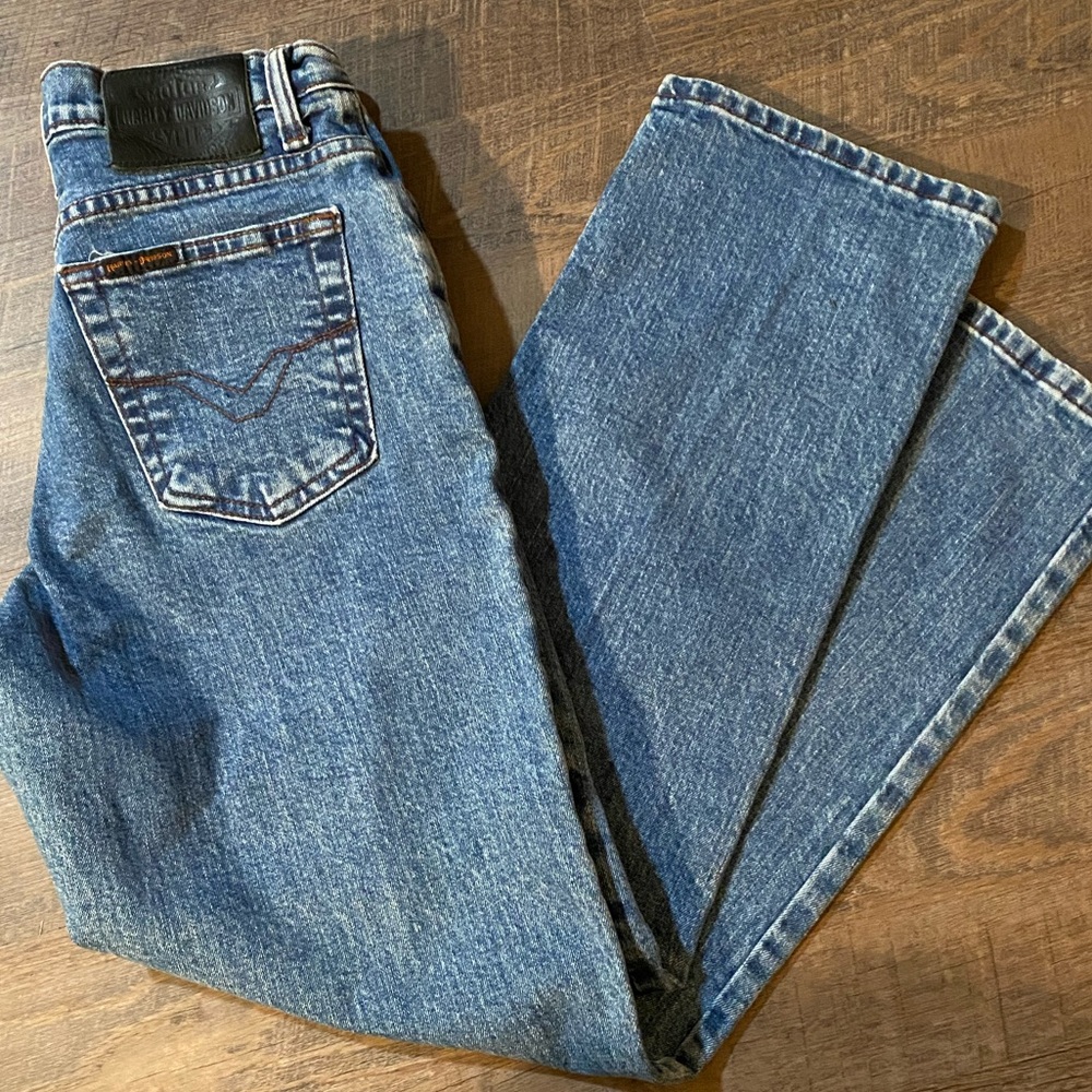 Harley Davison straight leg jeans